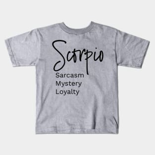 Scorpio astrology horoscope Kids T-Shirt